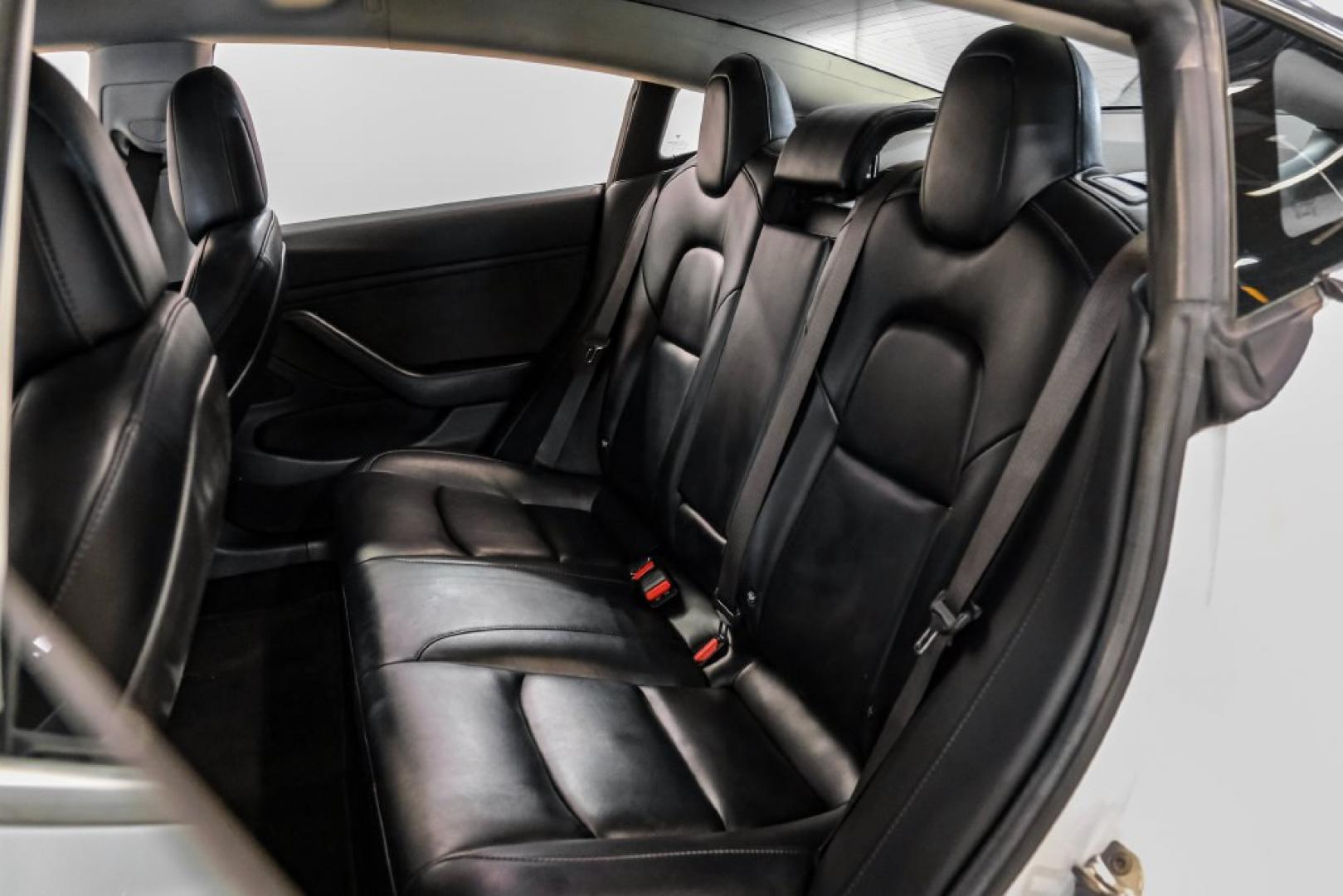 2018 Pearl White Multi-Coat /Black Tesla Model 3 Long Range (5YJ3E1EAXJF) with an Electric Motor engine, Automatic transmission, located at 15300 Midway Rd., Addison, TX, 75001, (972) 702-0011, 32.958321, -96.838074- Photo#29
