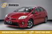 2012 Barcelona Red Metallic /Bisque Toyota Prius Four (JTDKN3DU9C1) with an 1.8L 4-Cylinder DOHC 16V VVT-i engine, CVT transmission, located at 15300 Midway Rd., Addison, TX, 75001, (972) 702-0011, 32.958321, -96.838074- Photo#0