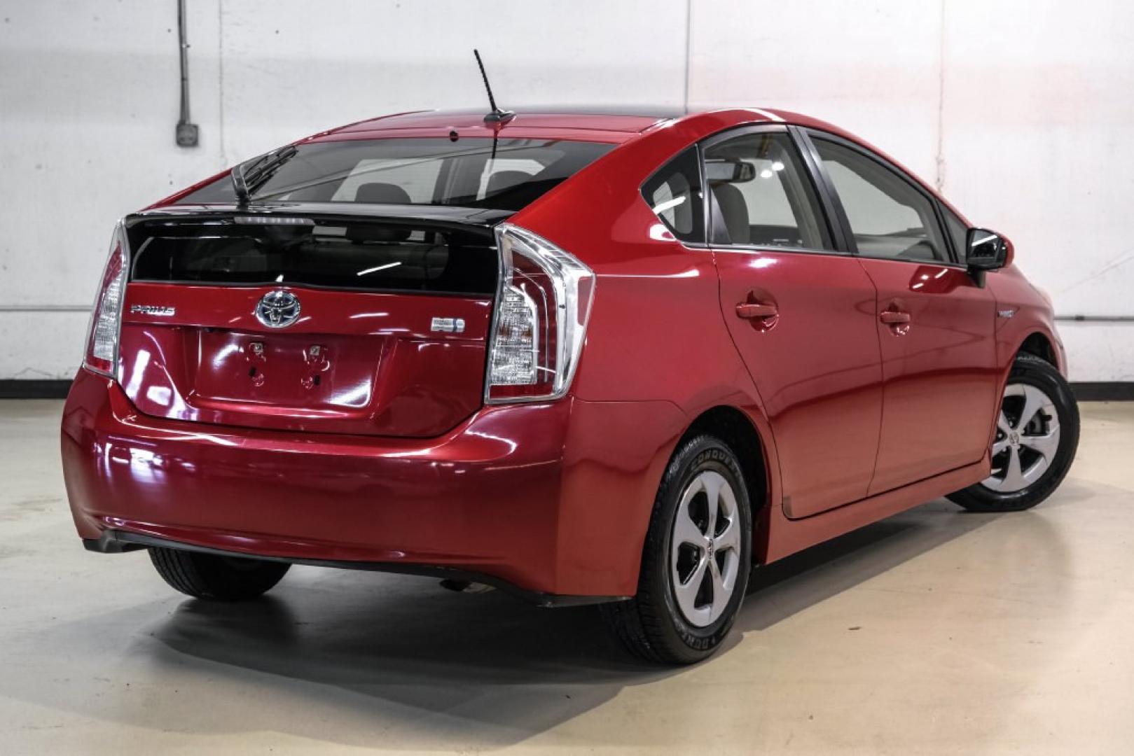 2012 Barcelona Red Metallic /Bisque Toyota Prius Four (JTDKN3DU9C1) with an 1.8L 4-Cylinder DOHC 16V VVT-i engine, CVT transmission, located at 15300 Midway Rd., Addison, TX, 75001, (972) 702-0011, 32.958321, -96.838074- Photo#8