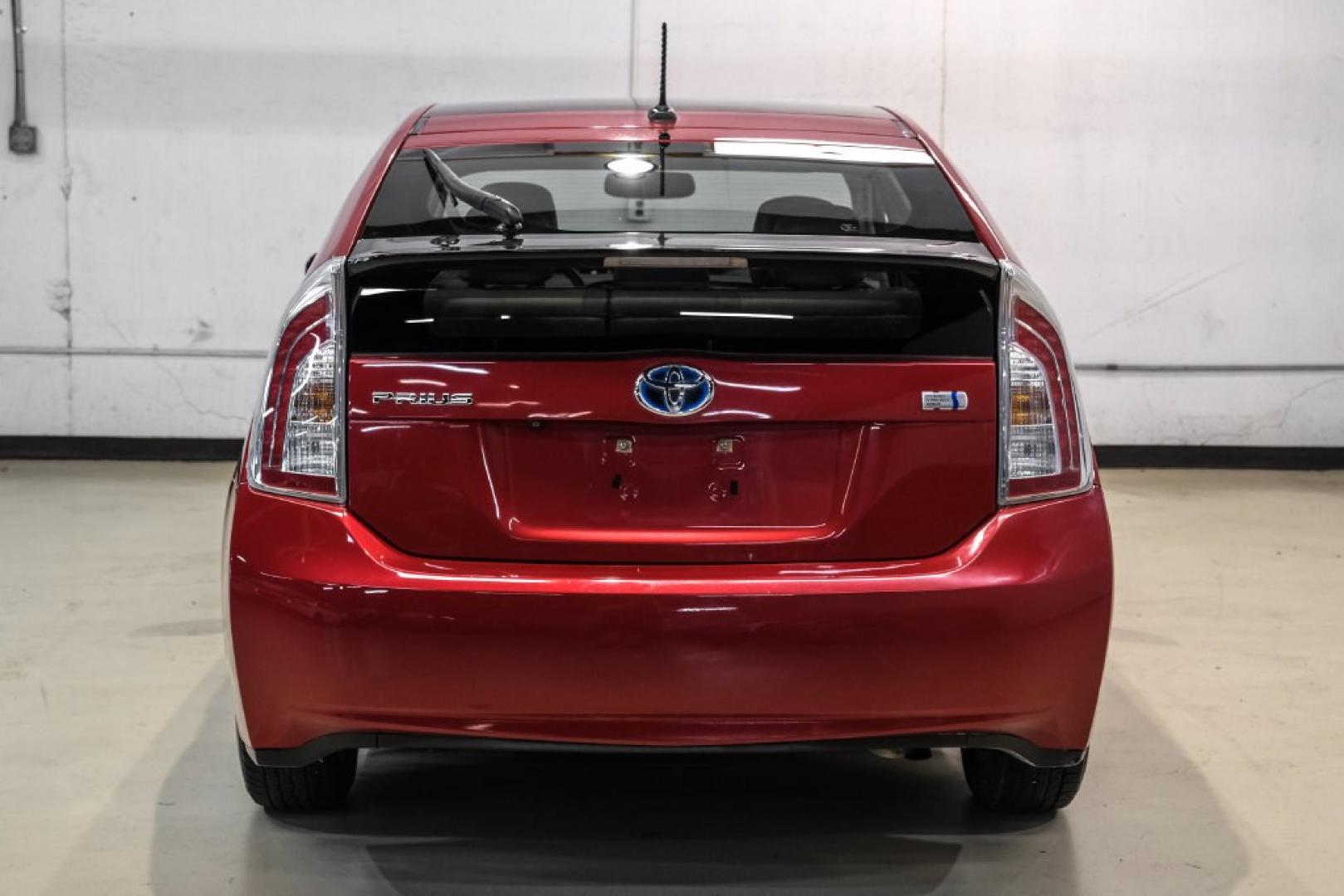 2012 Barcelona Red Metallic /Bisque Toyota Prius Four (JTDKN3DU9C1) with an 1.8L 4-Cylinder DOHC 16V VVT-i engine, CVT transmission, located at 15300 Midway Rd., Addison, TX, 75001, (972) 702-0011, 32.958321, -96.838074- Photo#9