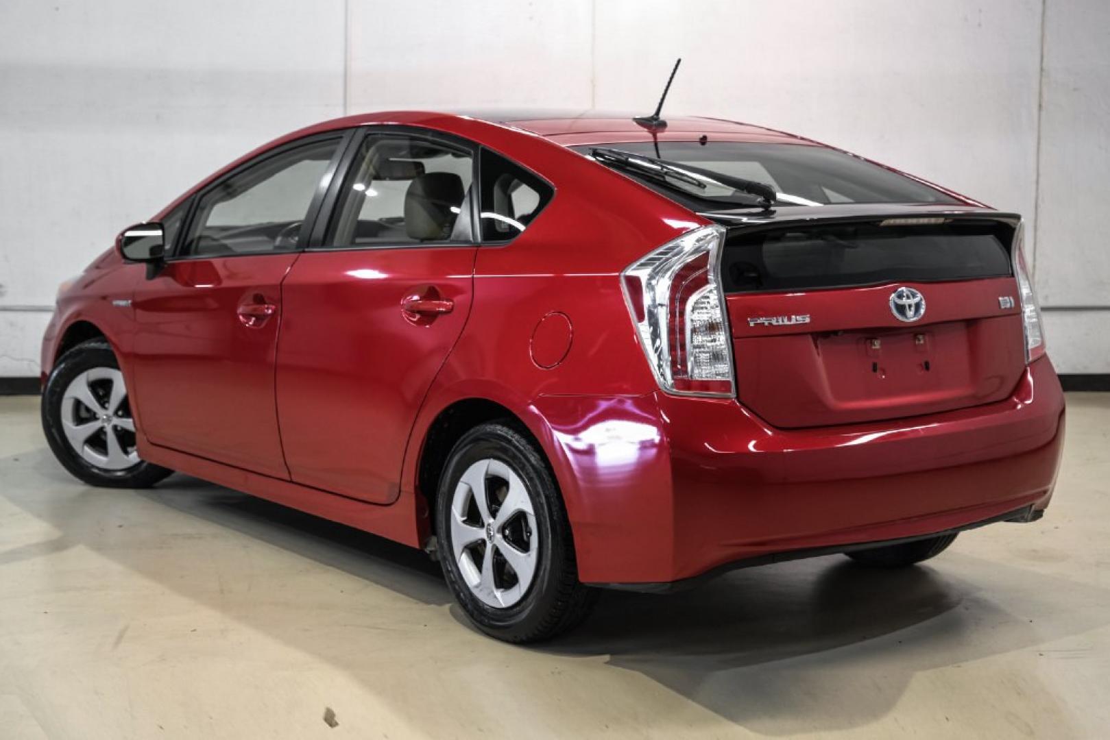 2012 Barcelona Red Metallic /Bisque Toyota Prius Four (JTDKN3DU9C1) with an 1.8L 4-Cylinder DOHC 16V VVT-i engine, CVT transmission, located at 15300 Midway Rd., Addison, TX, 75001, (972) 702-0011, 32.958321, -96.838074- Photo#10