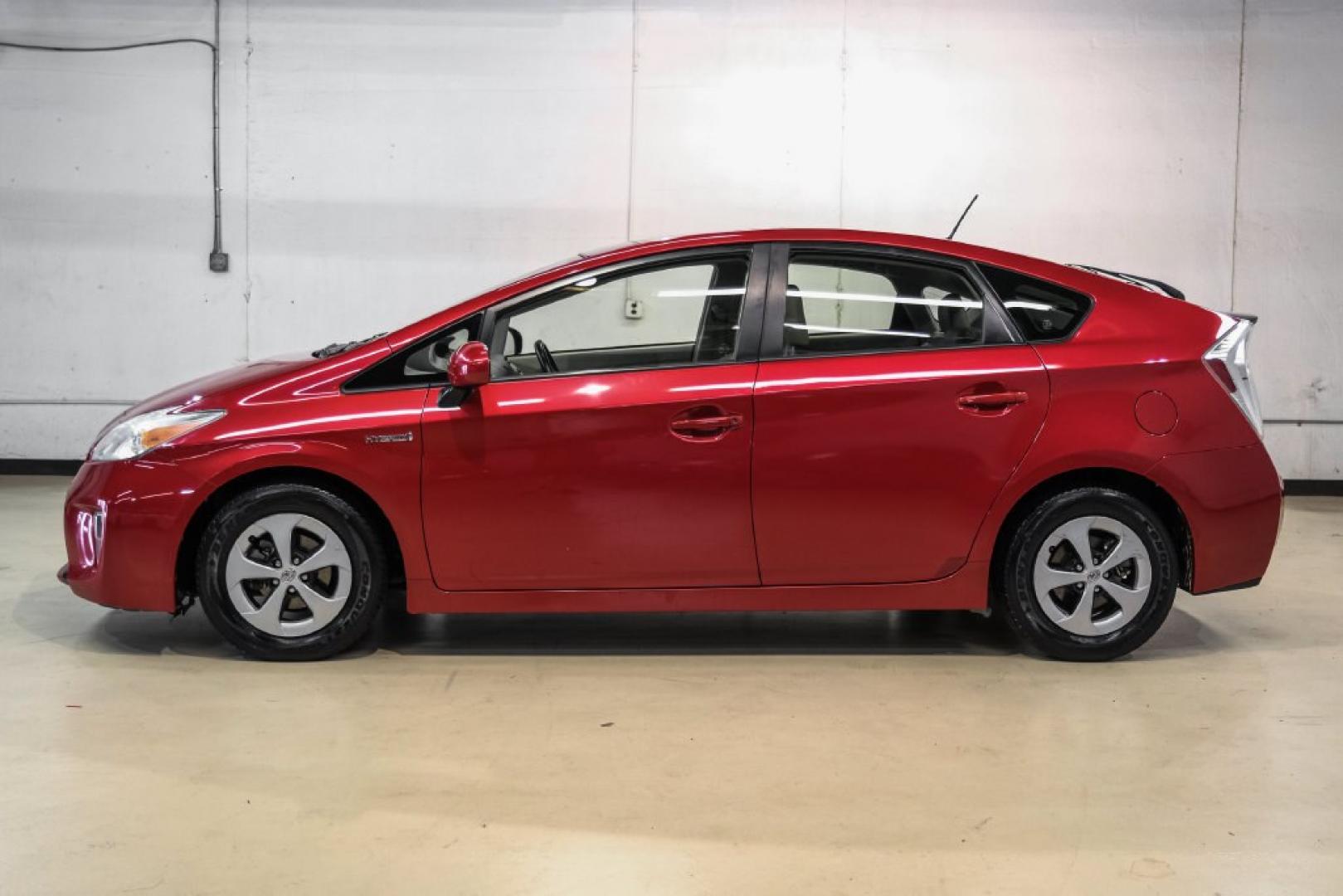 2012 Barcelona Red Metallic /Bisque Toyota Prius Four (JTDKN3DU9C1) with an 1.8L 4-Cylinder DOHC 16V VVT-i engine, CVT transmission, located at 15300 Midway Rd., Addison, TX, 75001, (972) 702-0011, 32.958321, -96.838074- Photo#11