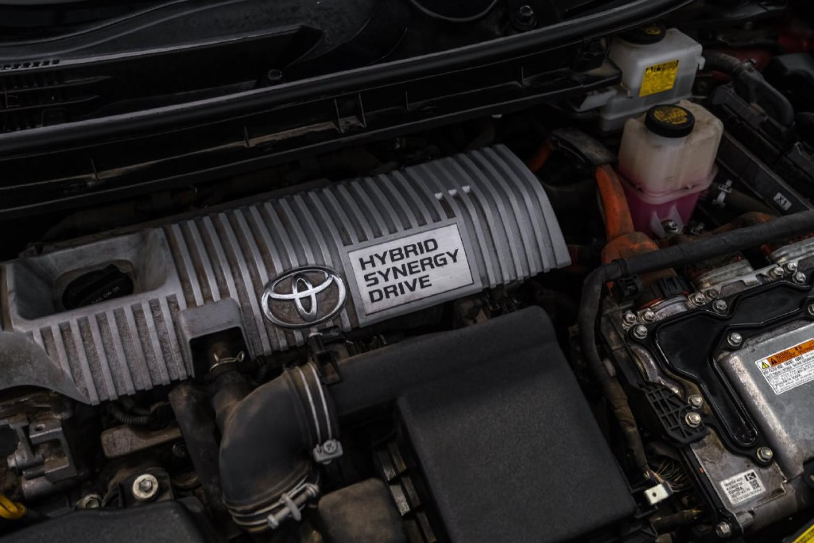2012 Barcelona Red Metallic /Bisque Toyota Prius Four (JTDKN3DU9C1) with an 1.8L 4-Cylinder DOHC 16V VVT-i engine, CVT transmission, located at 15300 Midway Rd., Addison, TX, 75001, (972) 702-0011, 32.958321, -96.838074- Photo#46