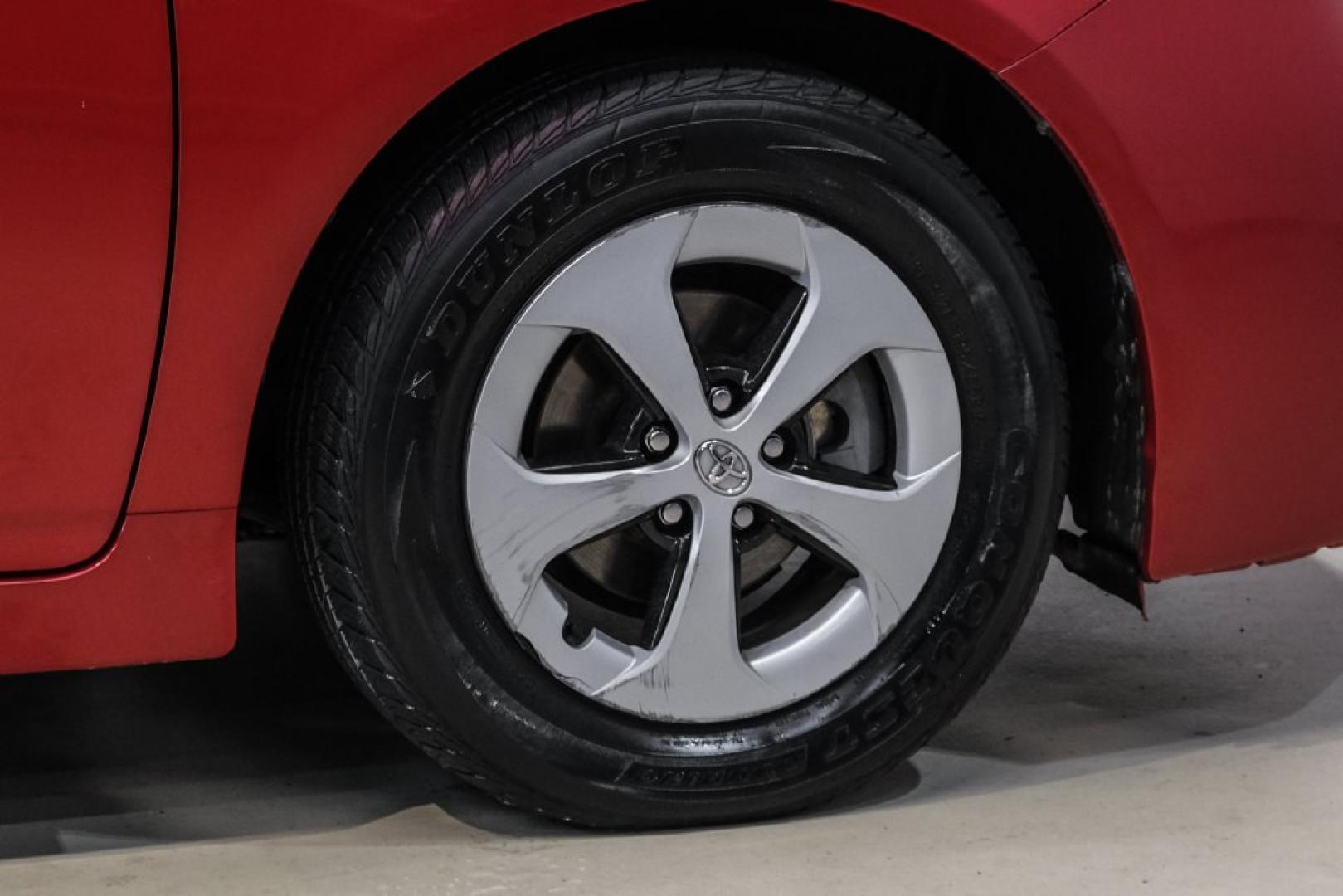 2012 Barcelona Red Metallic /Bisque Toyota Prius Four (JTDKN3DU9C1) with an 1.8L 4-Cylinder DOHC 16V VVT-i engine, CVT transmission, located at 15300 Midway Rd., Addison, TX, 75001, (972) 702-0011, 32.958321, -96.838074- Photo#52