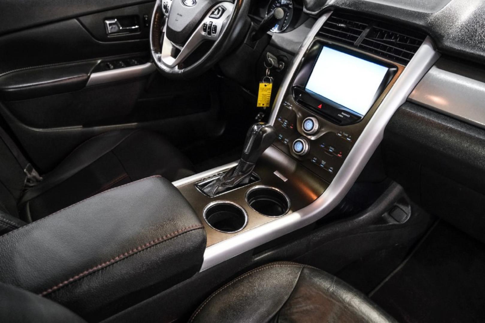 2013 Tuxedo Black Metallic /Black Ford Edge SEL (2FMDK4JC7DB) with an 3.5L V6 Ti-VCT engine, Automatic transmission, located at 15300 Midway Rd., Addison, TX, 75001, (972) 702-0011, 32.958321, -96.838074- Photo#24