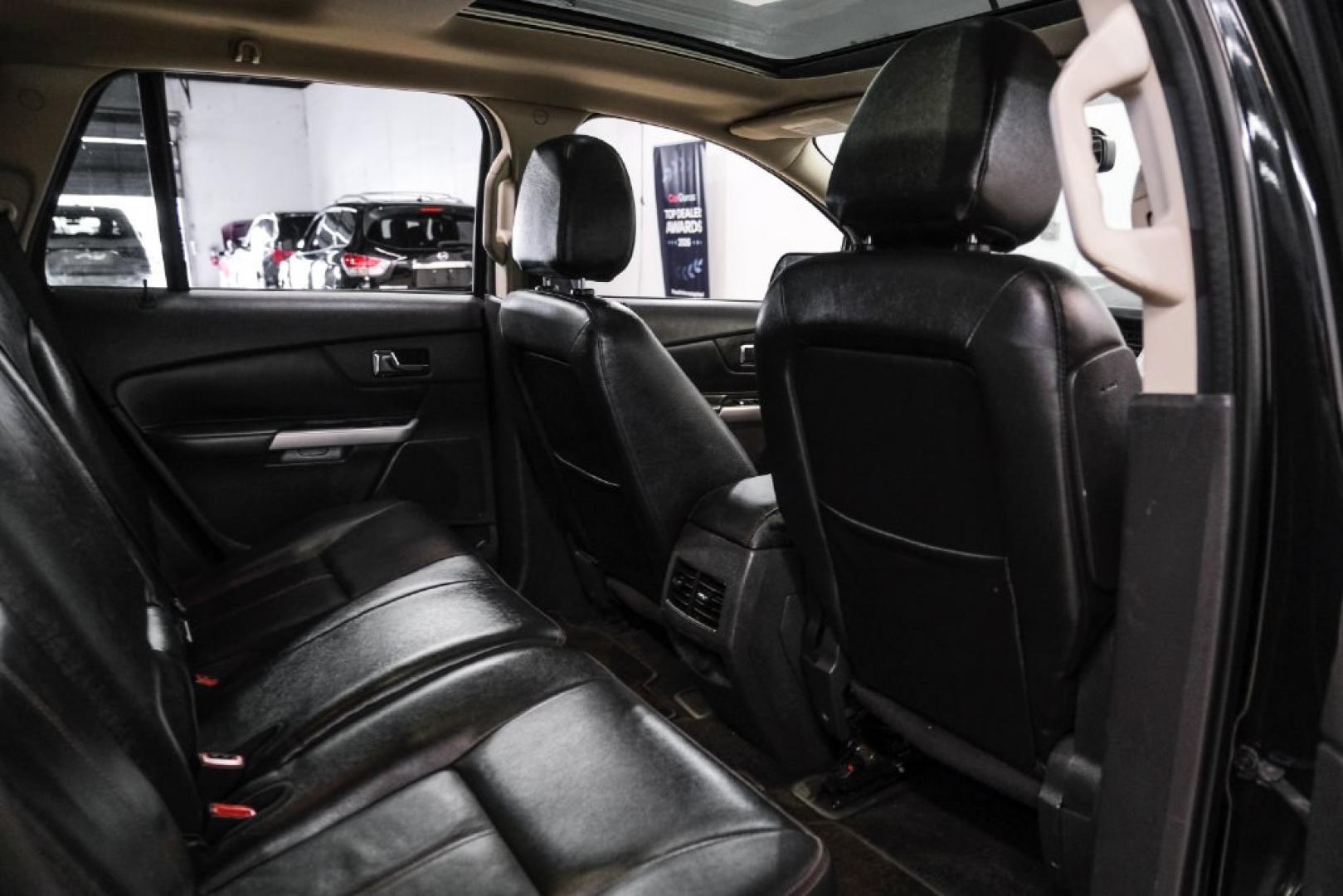 2013 Tuxedo Black Metallic /Black Ford Edge SEL (2FMDK4JC7DB) with an 3.5L V6 Ti-VCT engine, Automatic transmission, located at 15300 Midway Rd., Addison, TX, 75001, (972) 702-0011, 32.958321, -96.838074- Photo#35