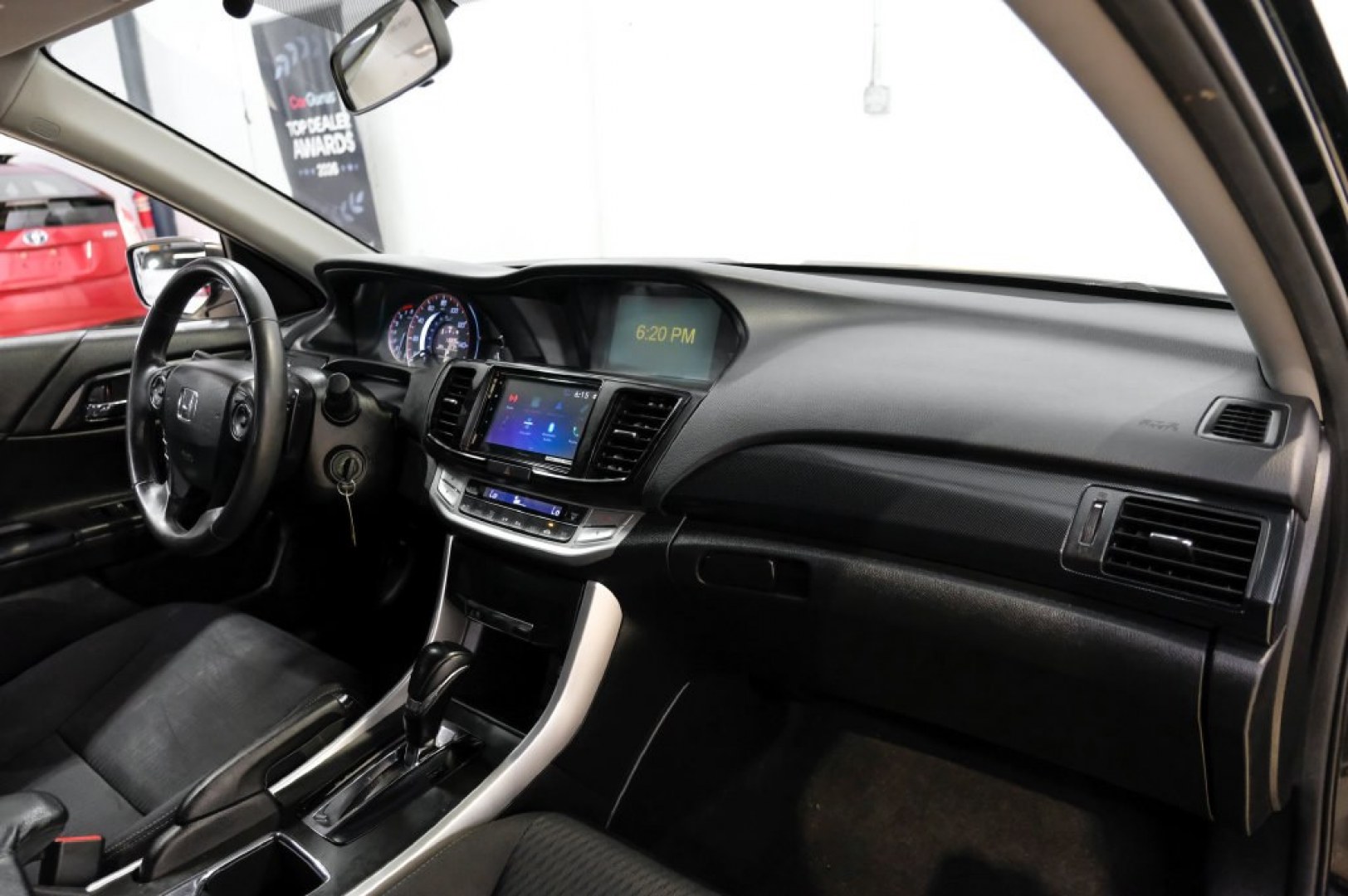 2014 Crystal Black Pearl /Black Honda Accord Sport (1HGCR2F52EA) with an 2.4L I4 DOHC i-VTEC 16V engine, CVT transmission, located at 15300 Midway Rd., Addison, TX, 75001, (972) 702-0011, 32.958321, -96.838074- Photo#15