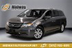 2015 Modern Steel Metallic /Beige Honda Odyssey EX-L (5FNRL5H62FB) with an 3.5L V6 SOHC i-VTEC 24V engine, Automatic transmission, located at 15300 Midway Rd., Addison, TX, 75001, (972) 702-0011, 32.958321, -96.838074- Photo#0