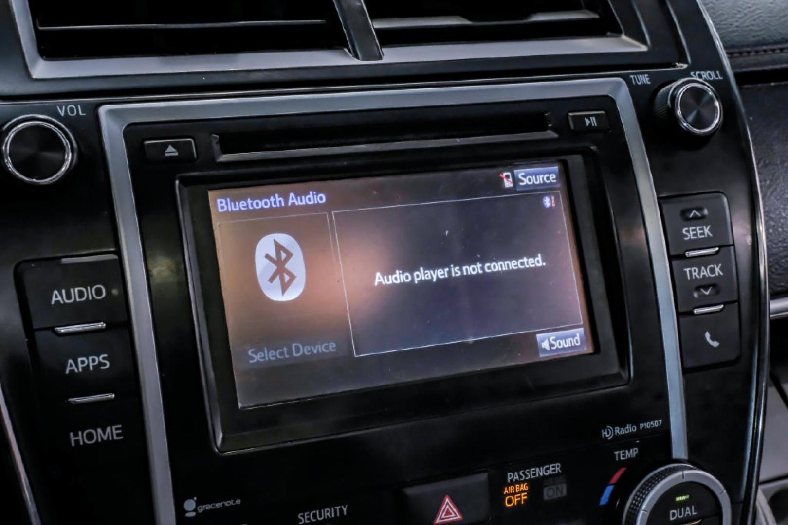 2014 Attitude Black Metallic /Ash Toyota Camry XLE (4T4BF1FK1ER) with an 2.5L I4 SMPI DOHC engine, Automatic transmission, located at 15300 Midway Rd., Addison, TX, 75001, (972) 702-0011, 32.958321, -96.838074- Photo#35