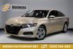 2020 Champagne Frost Pearl Honda Accord LX (1HGCV1F17LA) with an 1.5T I4 DOHC 16V Turbocharged VTEC engine, CVT transmission, located at 15300 Midway Rd., Addison, TX, 75001, (972) 702-0011, 32.958321, -96.838074- Photo#0