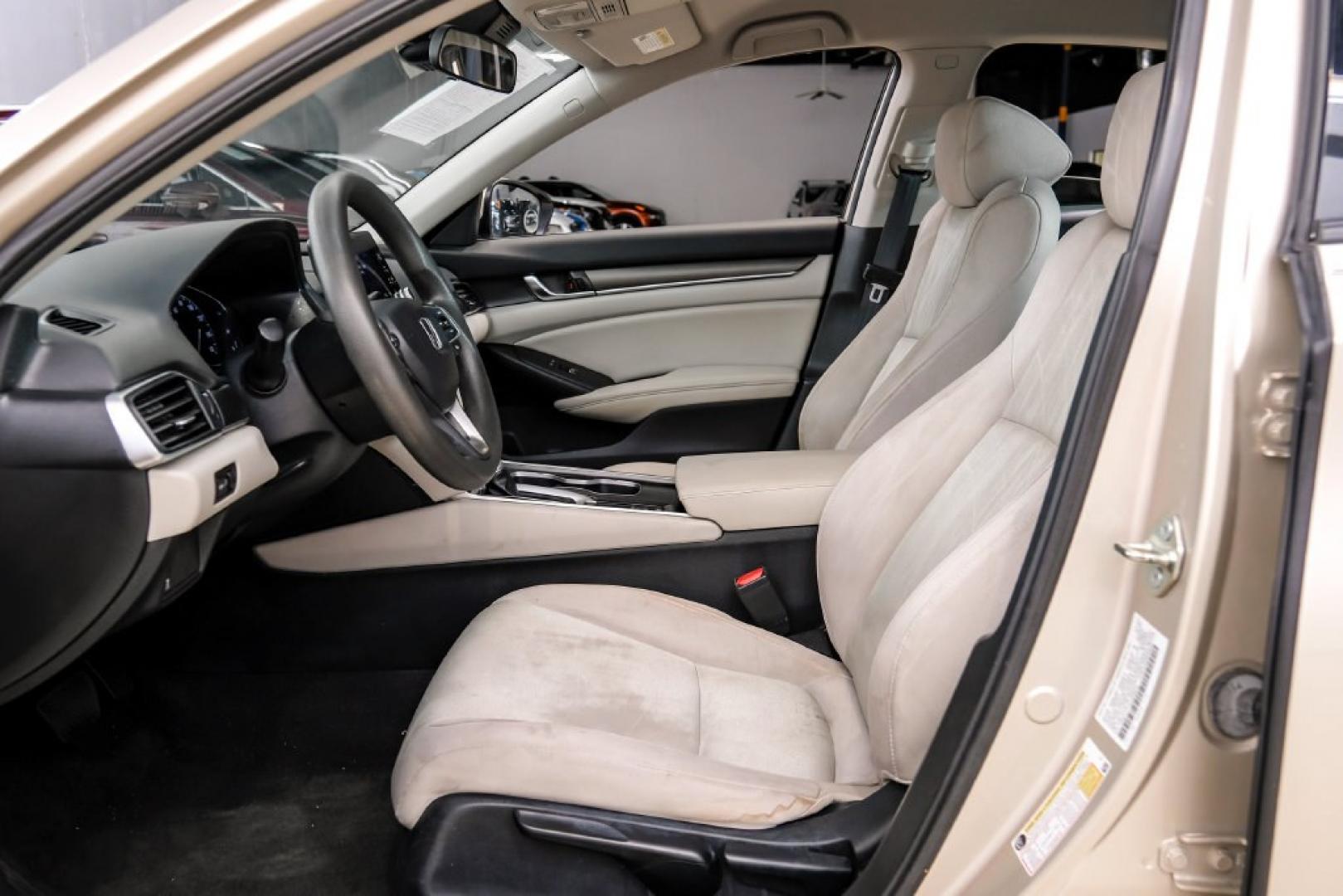 2020 Champagne Frost Pearl Honda Accord LX (1HGCV1F17LA) with an 1.5T I4 DOHC 16V Turbocharged VTEC engine, CVT transmission, located at 15300 Midway Rd., Addison, TX, 75001, (972) 702-0011, 32.958321, -96.838074- Photo#3