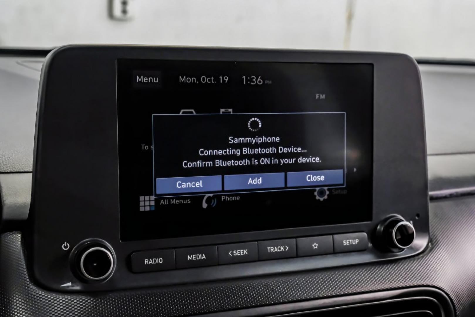 2023 Silver /Black Hyundai Kona SE (KM8K22AB4PU) with an 2.0L I4 DOHC Dual CVVT engine, CVT transmission, located at 15300 Midway Rd., Addison, TX, 75001, (972) 702-0011, 32.958321, -96.838074- Photo#31