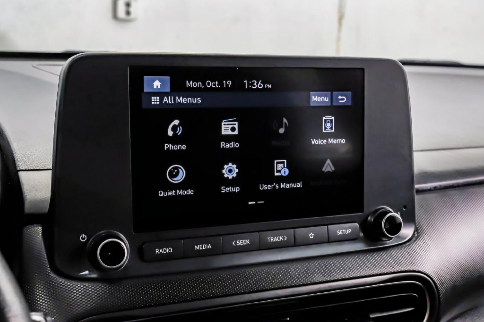 2023 Silver /Black Hyundai Kona SE (KM8K22AB4PU) with an 2.0L I4 DOHC Dual CVVT engine, CVT transmission, located at 15300 Midway Rd., Addison, TX, 75001, (972) 702-0011, 32.958321, -96.838074- Photo#33