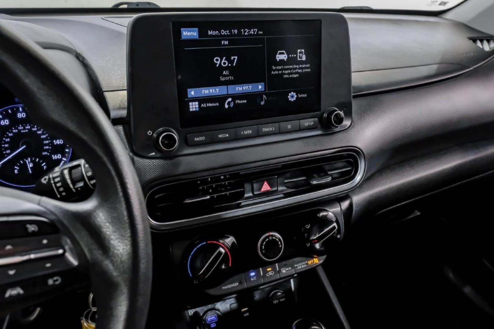 2023 Silver /Black Hyundai Kona SE (KM8K22ABXPU) with an 2.0L I4 DOHC Dual CVVT engine, CVT transmission, located at 15300 Midway Rd., Addison, TX, 75001, (972) 702-0011, 32.958321, -96.838074- Photo#29
