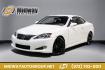 2013 Starfire Pearl /Saddle Lexus IS 250 C (JTHFF2C29D2) with an 2.5L V6 DOHC 24V VVT-i engine, Automatic transmission, located at 15300 Midway Rd., Addison, TX, 75001, (972) 702-0011, 32.958321, -96.838074- Photo#0