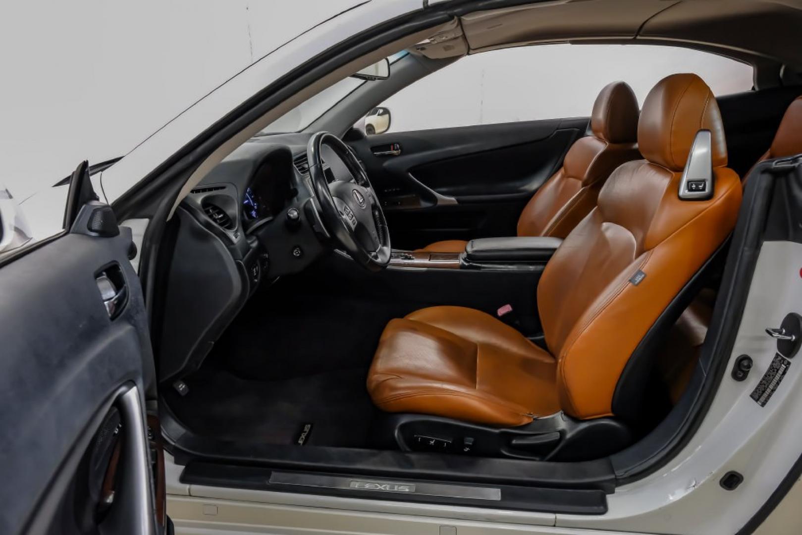 2013 Starfire Pearl /Saddle Lexus IS 250 C (JTHFF2C29D2) with an 2.5L V6 DOHC 24V VVT-i engine, Automatic transmission, located at 15300 Midway Rd., Addison, TX, 75001, (972) 702-0011, 32.958321, -96.838074- Photo#3