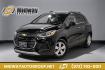 2019 Black Metallic /Jet Black Chevrolet Trax LT (3GNCJLSB1KL) with an ECOTEC 1.4L I4 SMPI DOHC Turbocharged VVT engine, Automatic transmission, located at 15300 Midway Rd., Addison, TX, 75001, (972) 702-0011, 32.958321, -96.838074- Photo#0