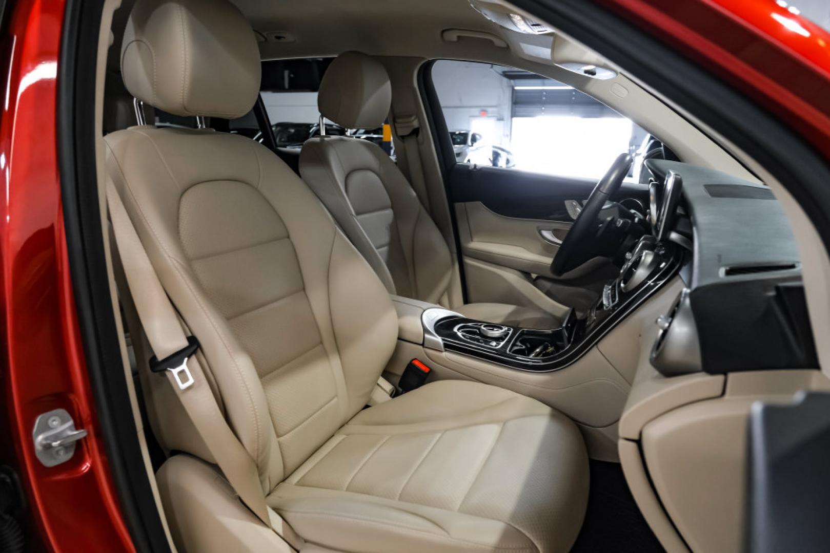 2019 designo Cardinal Red Metallic /Silk Beige Mercedes-Benz GLC GLC 300 (WDC0G4JB0KF) with an I4 engine, Automatic transmission, located at 15300 Midway Rd., Addison, TX, 75001, (972) 702-0011, 32.958321, -96.838074- Photo#30