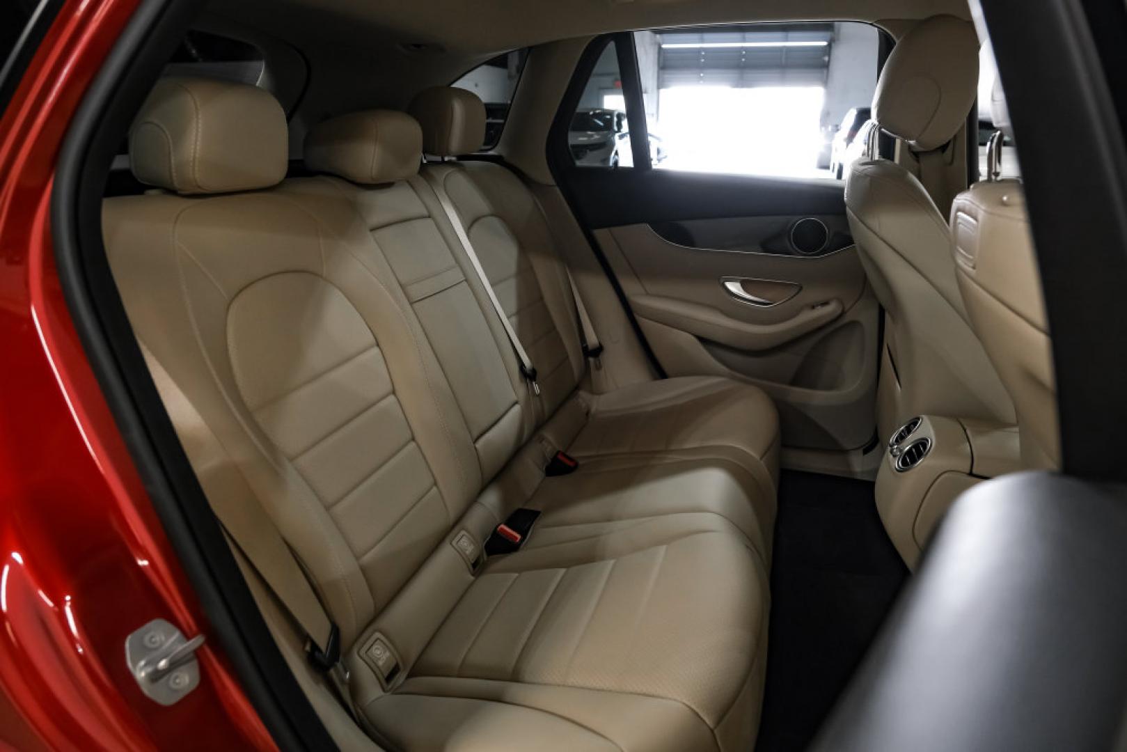 2019 designo Cardinal Red Metallic /Silk Beige Mercedes-Benz GLC GLC 300 (WDC0G4JB0KF) with an I4 engine, Automatic transmission, located at 15300 Midway Rd., Addison, TX, 75001, (972) 702-0011, 32.958321, -96.838074- Photo#31