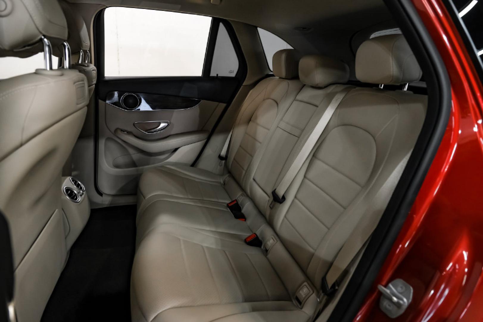 2019 designo Cardinal Red Metallic /Silk Beige Mercedes-Benz GLC GLC 300 (WDC0G4JB0KF) with an I4 engine, Automatic transmission, located at 15300 Midway Rd., Addison, TX, 75001, (972) 702-0011, 32.958321, -96.838074- Photo#34