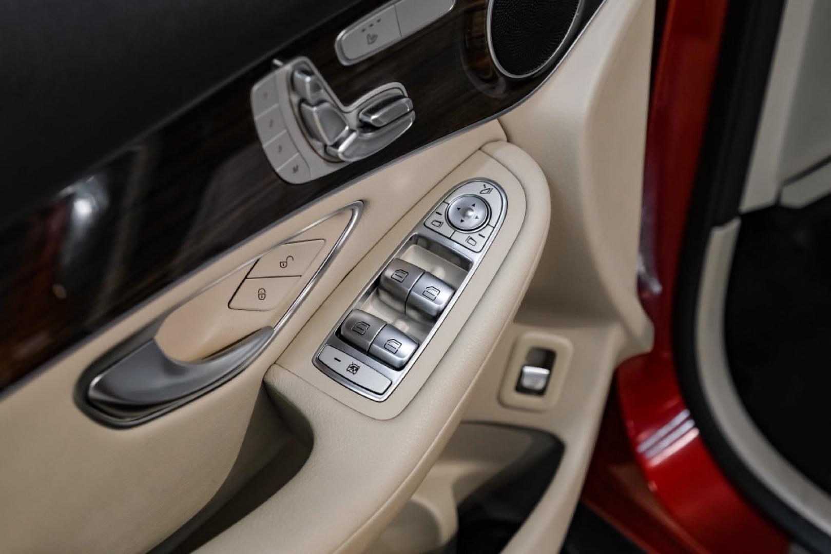 2019 designo Cardinal Red Metallic /Silk Beige Mercedes-Benz GLC GLC 300 (WDC0G4JB0KF) with an I4 engine, Automatic transmission, located at 15300 Midway Rd., Addison, TX, 75001, (972) 702-0011, 32.958321, -96.838074- Photo#37