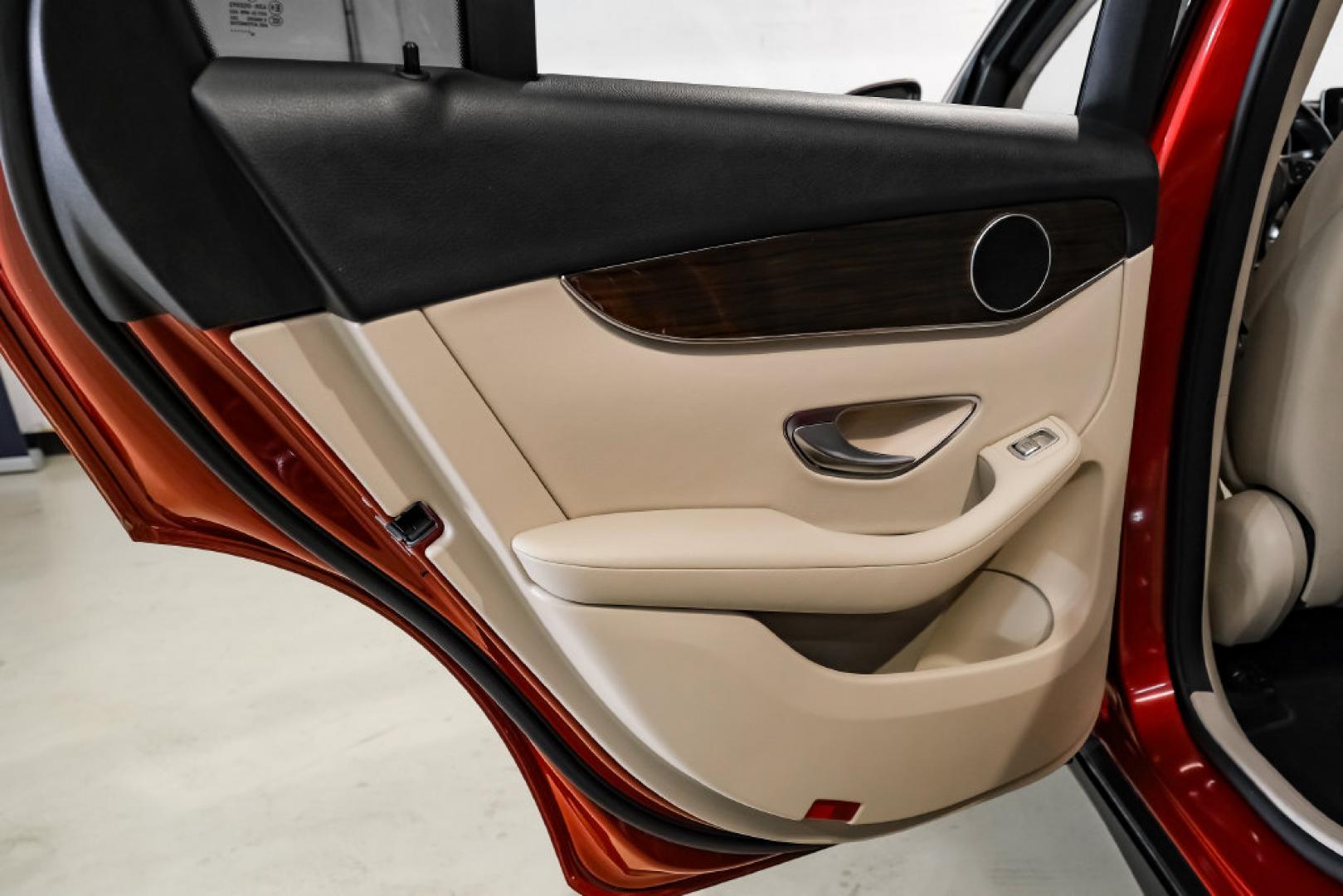 2019 designo Cardinal Red Metallic /Silk Beige Mercedes-Benz GLC GLC 300 (WDC0G4JB0KF) with an I4 engine, Automatic transmission, located at 15300 Midway Rd., Addison, TX, 75001, (972) 702-0011, 32.958321, -96.838074- Photo#40