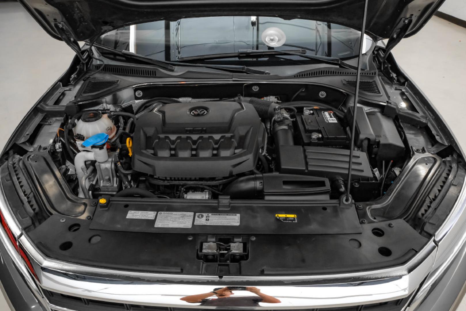 2020 Reflex Silver Metallic /Titan Black Volkswagen Passat 2.0T SEL (1VWCA7A31LC) with an 2.0L I4 TSI Turbocharged engine, Automatic transmission, located at 15300 Midway Rd., Addison, TX, 75001, (972) 702-0011, 32.958321, -96.838074- Photo#60