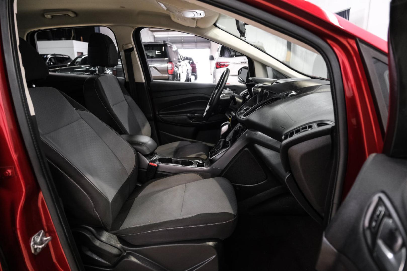 2017 Ruby Red Metallic /Black Ford C-Max Hybrid SE (1FADP5AU1HL) with an I4 Hybrid engine, CVT transmission, located at 15300 Midway Rd., Addison, TX, 75001, (972) 702-0011, 32.958321, -96.838074- Photo#29