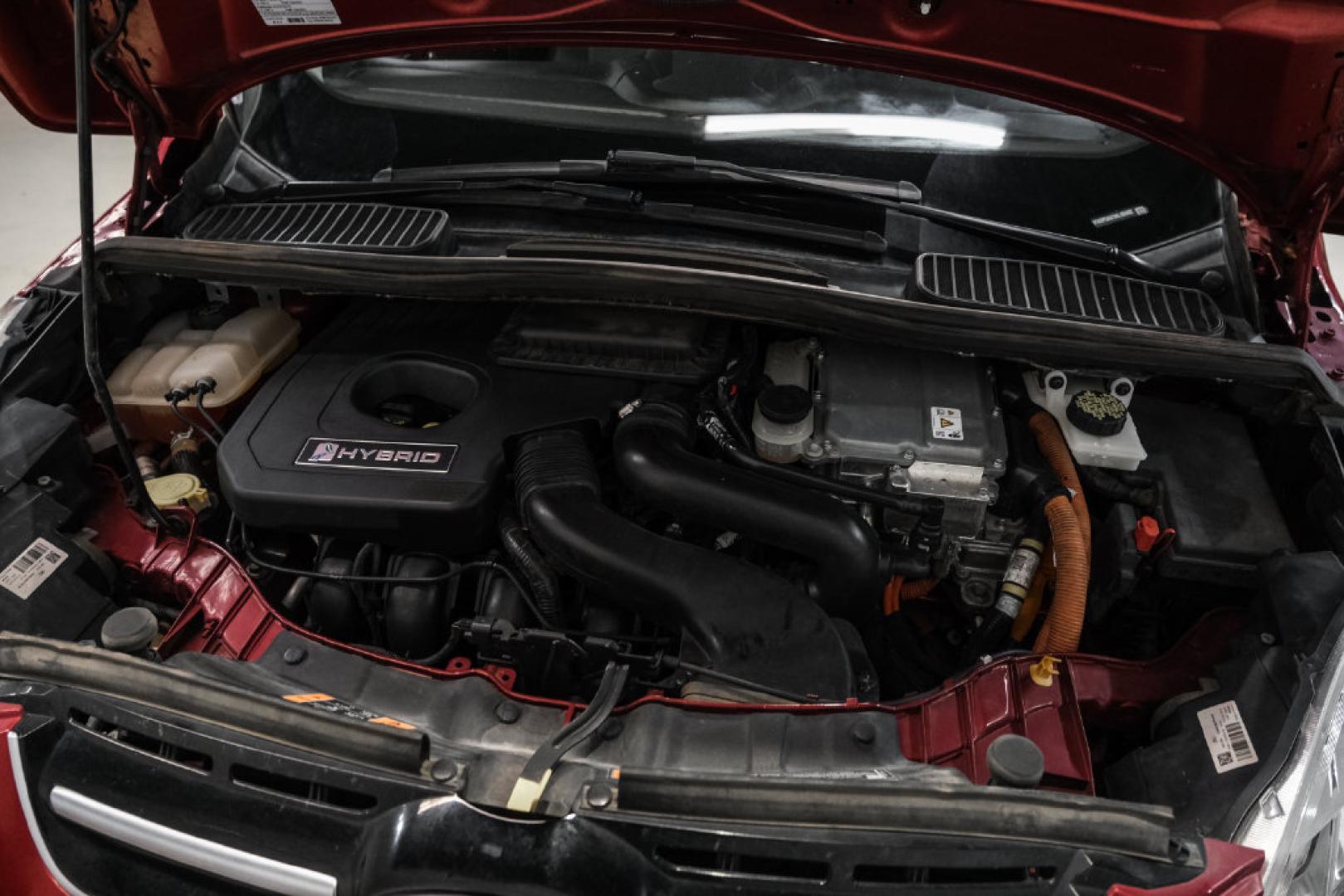 2017 Ruby Red Metallic /Black Ford C-Max Hybrid SE (1FADP5AU1HL) with an I4 Hybrid engine, CVT transmission, located at 15300 Midway Rd., Addison, TX, 75001, (972) 702-0011, 32.958321, -96.838074- Photo#44