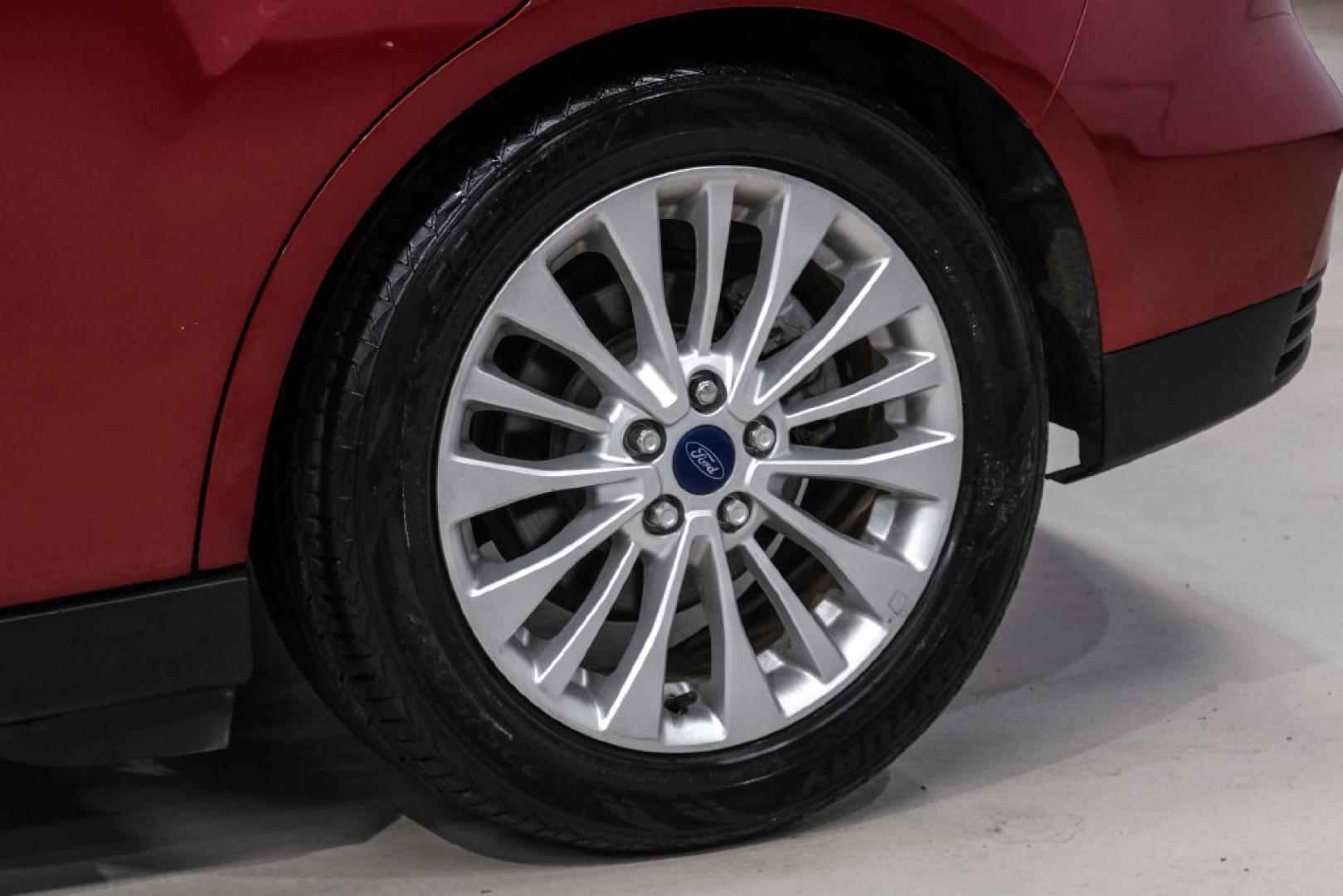 2017 Ruby Red Metallic /Black Ford C-Max Hybrid SE (1FADP5AU1HL) with an I4 Hybrid engine, CVT transmission, located at 15300 Midway Rd., Addison, TX, 75001, (972) 702-0011, 32.958321, -96.838074- Photo#51
