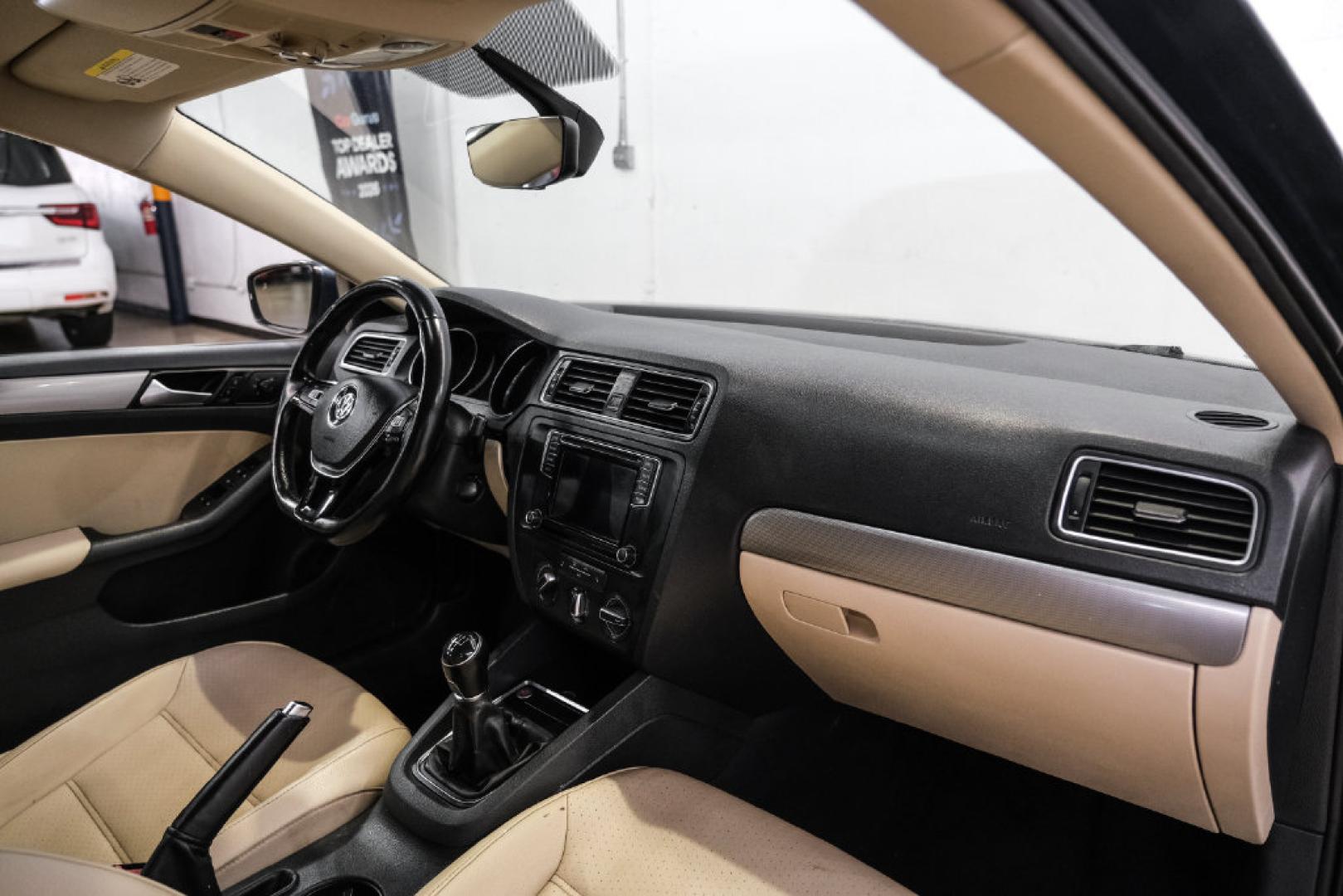 2017 Blue Metallic /Cornsilk Beige Volkswagen Jetta 1.4T SE (3VWB67AJ6HM) with an 1.4L TSI engine, Manual transmission, located at 15300 Midway Rd., Addison, TX, 75001, (972) 702-0011, 32.958321, -96.838074- Photo#11