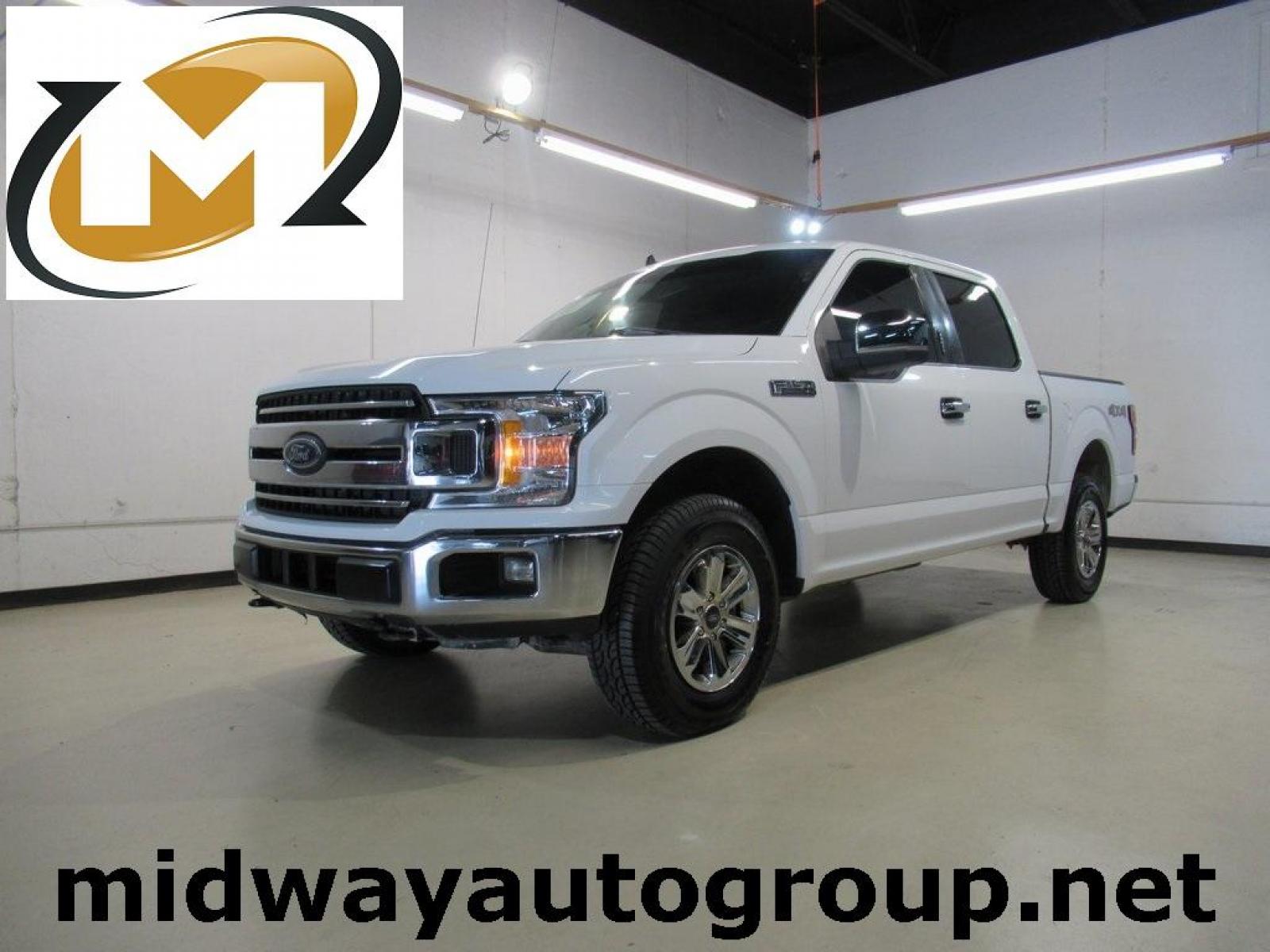 2019 Oxford White /Dark Earth Gray Ford F-150 XLT (1FTEW1E49KF) with an 3.5L V6 EcoBoost engine, Automatic transmission, located at 15300 Midway Rd., Addison, 75001, (972) 702-0011, 32.958321, -96.838074 - HOME OF THE NO HAGGLE PRICE - WHOLESALE PRICES TO THE PUBLIC!! 4WD, Backup Camera, F-150 XLT, 4D SuperCrew, 3.5L V6 EcoBoost, 10-Speed Automatic, 4WD, Oxford White.<br><br>Oxford White 2019 Ford F-150 XLT<br><br>Recent Arrival!<br><br><br>At Midway Auto Group, we strive to provide you with the best - Photo #0