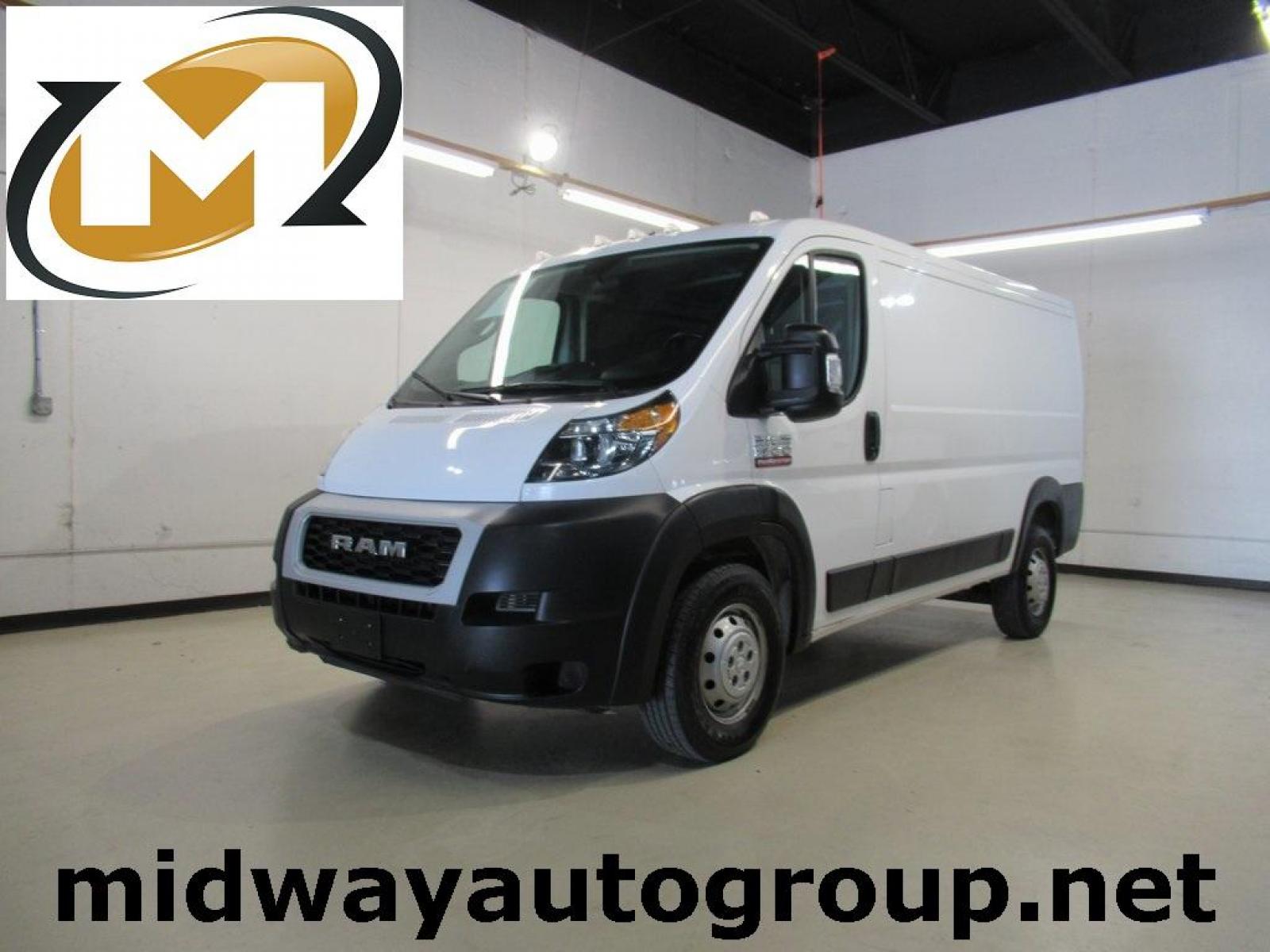 2020 Bright White Clearcoat /Black Ram ProMaster 1500 Low Roof (3C6TRVAGXLE) with an 3.6L V6 24V VVT engine, Automatic transmission, located at 15300 Midway Rd., Addison, 75001, (972) 702-0011, 32.958321, -96.838074 - HOME OF THE NO HAGGLE PRICE - WHOLESALE PRICES TO THE PUBLIC!! Backup Camera, ProMaster 1500 Low Roof, 3D Cargo Van, 3.6L V6 24V VVT, 6-Speed Automatic, FWD, Bright White Clearcoat, Black Vinyl.<br><br>Bright White Clearcoat 2020 Ram ProMaster 1500 Low Roof<br><br>Recent Arrival!<br><br><br>At Midwa - Photo #0
