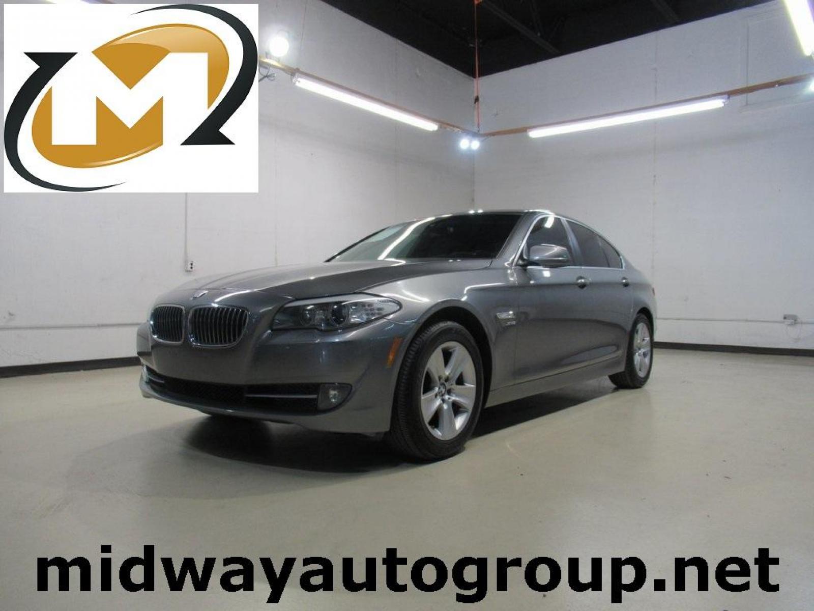 2012 Space Gray Metallic /Black BMW 5 Series 528i xDrive (WBAXH5C59CD) with an 2.0L I4 engine, Automatic transmission, located at 15300 Midway Rd., Addison, 75001, (972) 702-0011, 32.958321, -96.838074 - HOME OF THE NO HAGGLE PRICE - WHOLESALE PRICES TO THE PUBLIC!! 528i xDrive, 4D Sedan, 2.0L I4, 8-Speed Automatic, AWD, Space Gray Metallic, Black Leather.<br><br>Space Gray Metallic 2012 BMW 5 Series 528i xDrive<br><br>22/32 City/Highway MPG<br><br>Awards:<br> * Ward's 10 Best Engines * 2012 KBB. - Photo #0