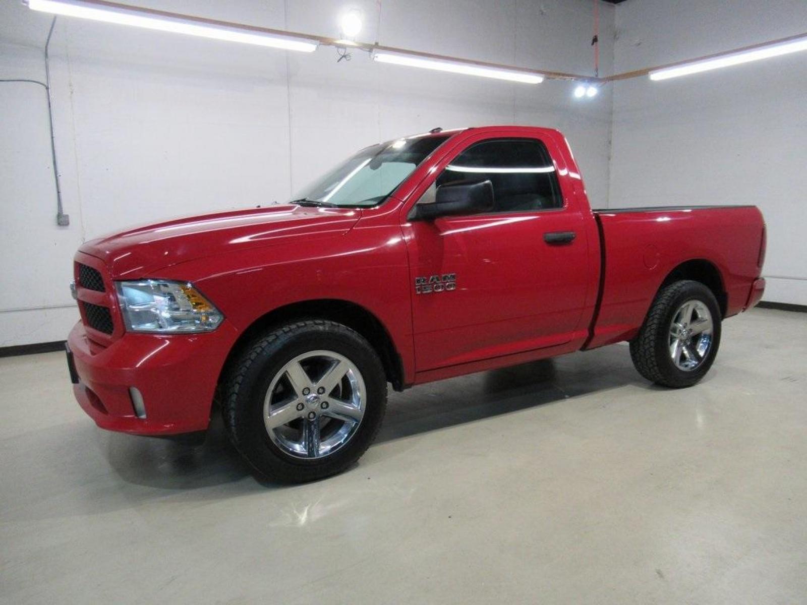 2014 Flame Red Clearcoat /Black Ram 1500 Express (3C6JR6AG9EG) with an 3.6L V6 24V VVT engine, Automatic transmission, located at 15300 Midway Rd., Addison, 75001, (972) 702-0011, 32.958321, -96.838074 - Photo #4